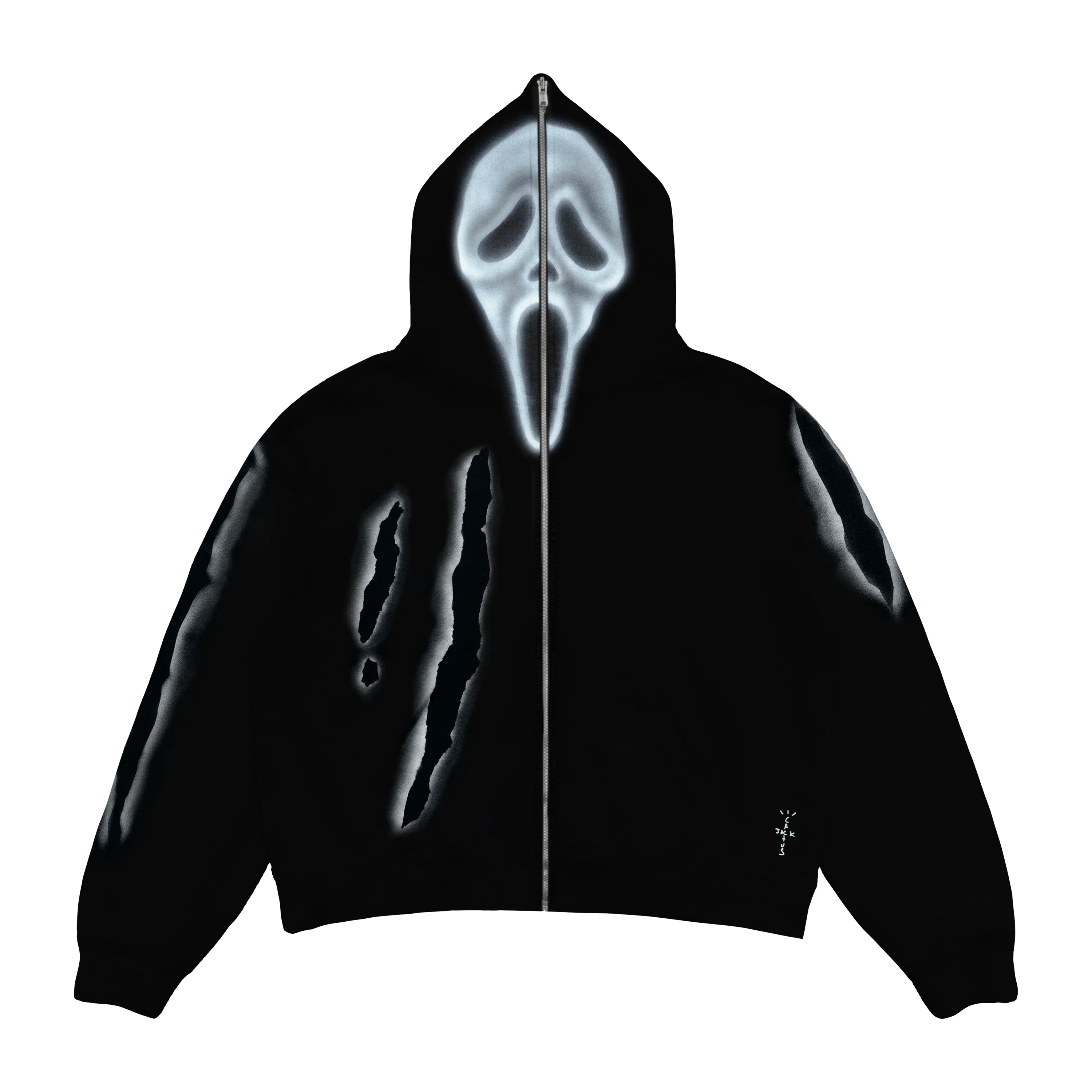 DON TOLIVER X SCREAM X CJ FULL ZIP SLASHER HOODIE