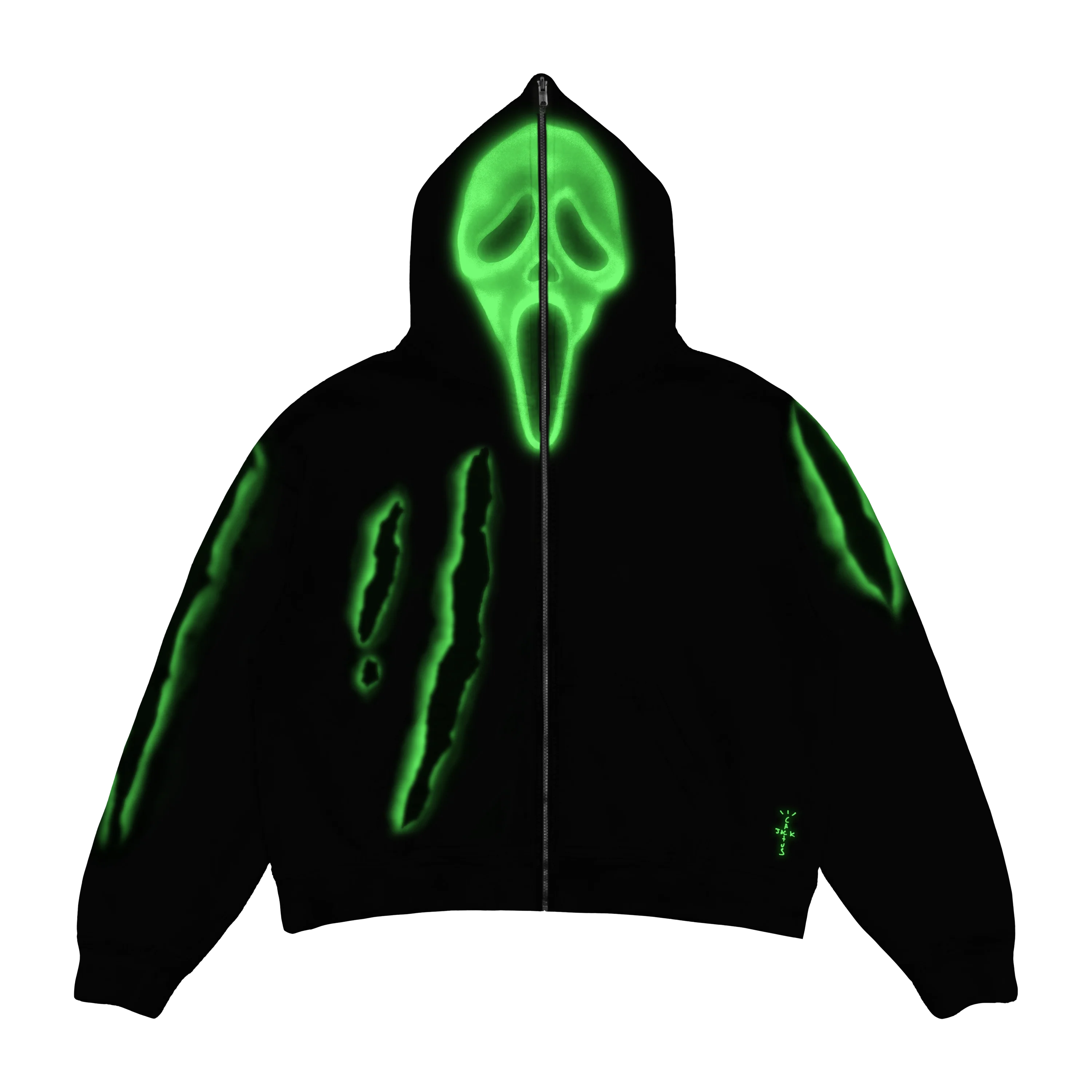 DON TOLIVER X SCREAM X CJ FULL ZIP SLASHER HOODIE - Image 2