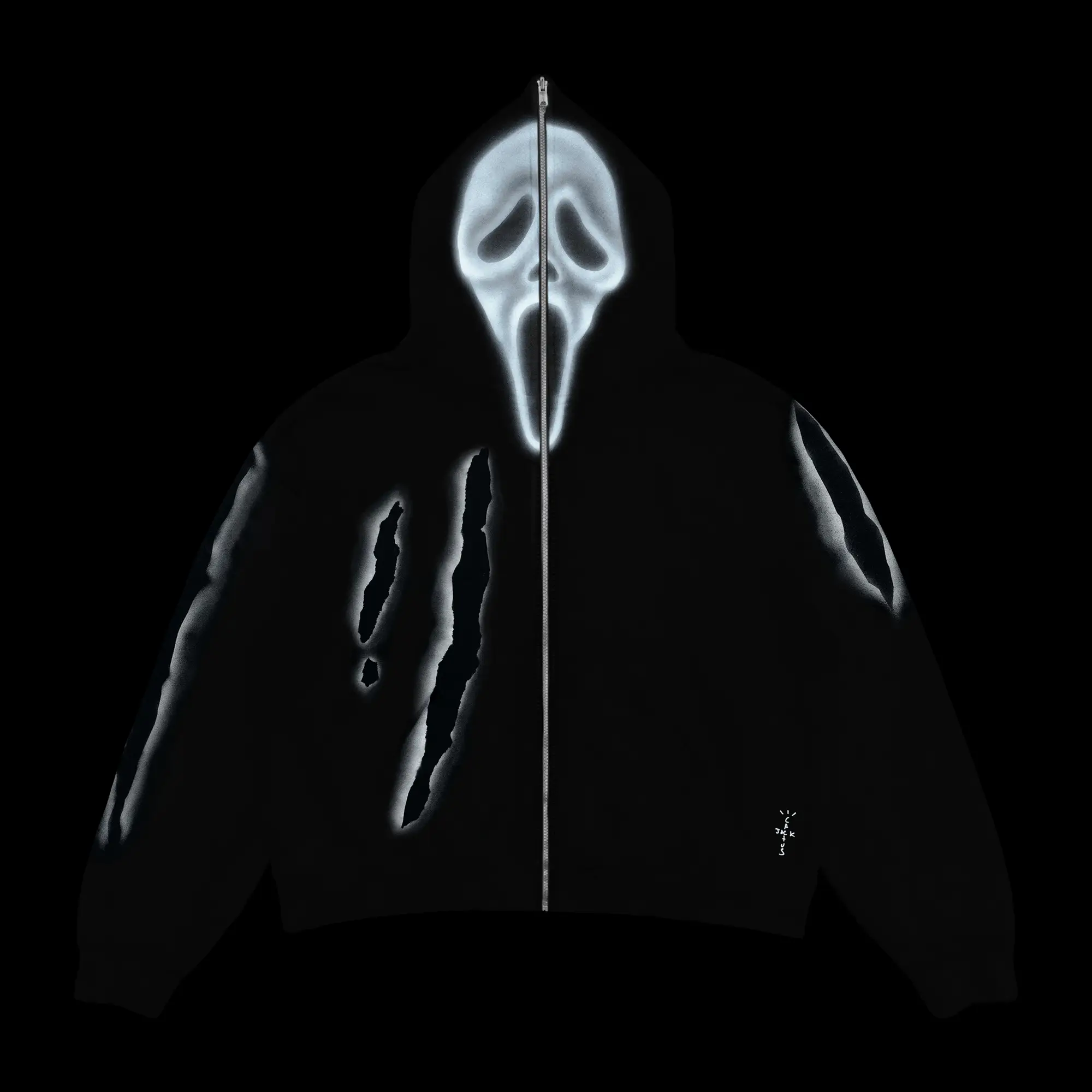 DON TOLIVER X SCREAM X CJ FULL ZIP SLASHER HOODIE - Image 5