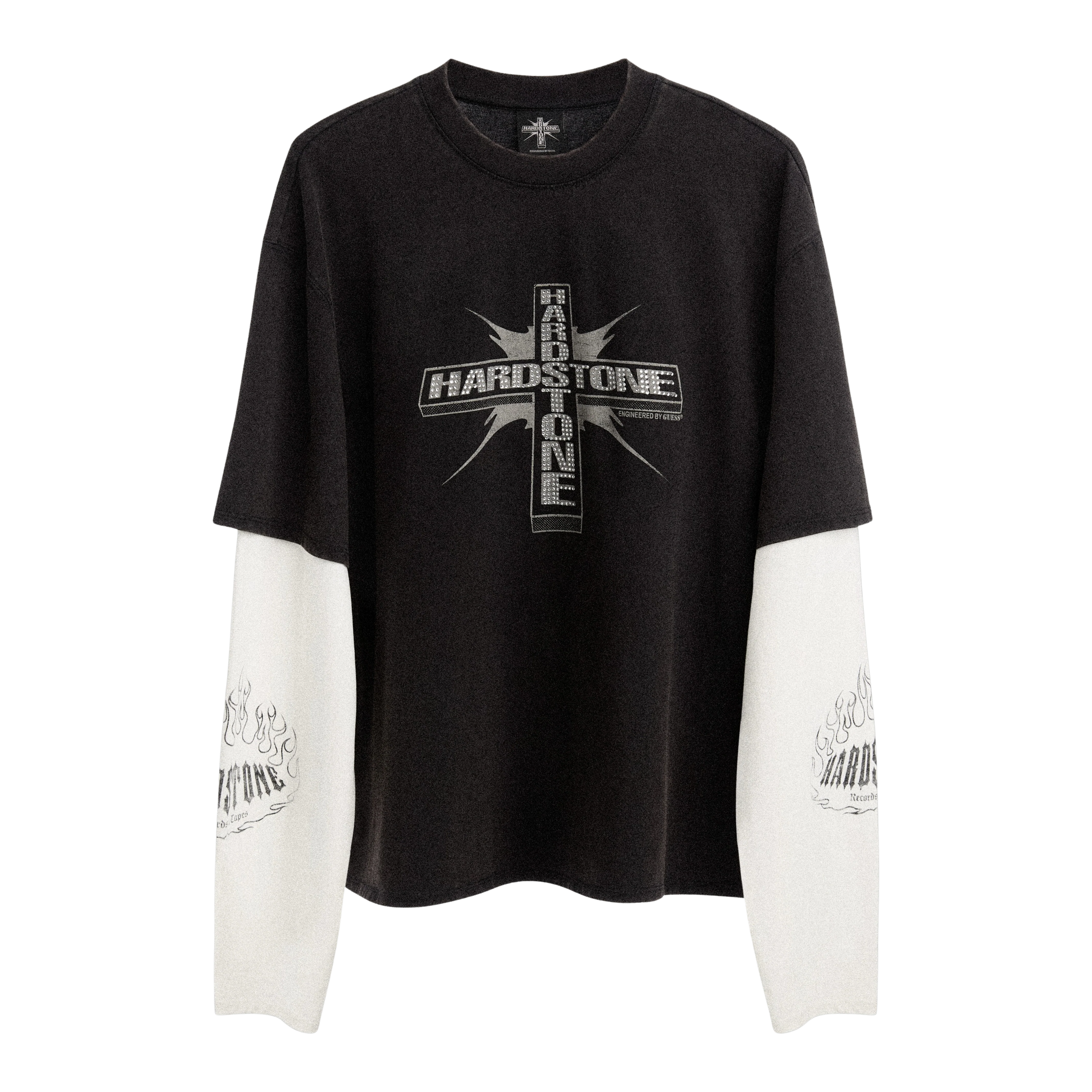 HARDSTONE LAYERED LS TEE (BLACK)