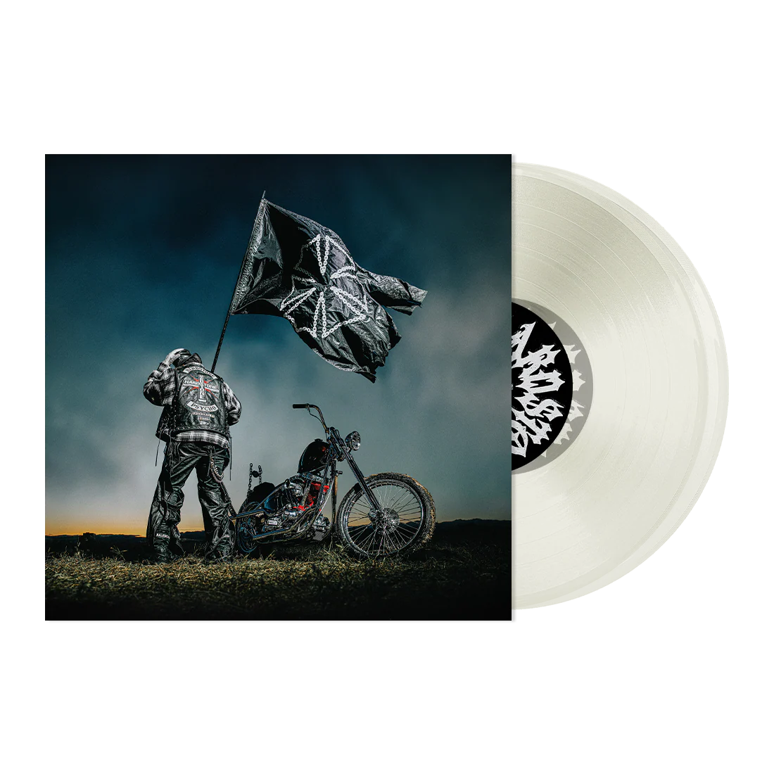 HARDSTONE PSYCHO MILKY CLEAR 2LP VINYL