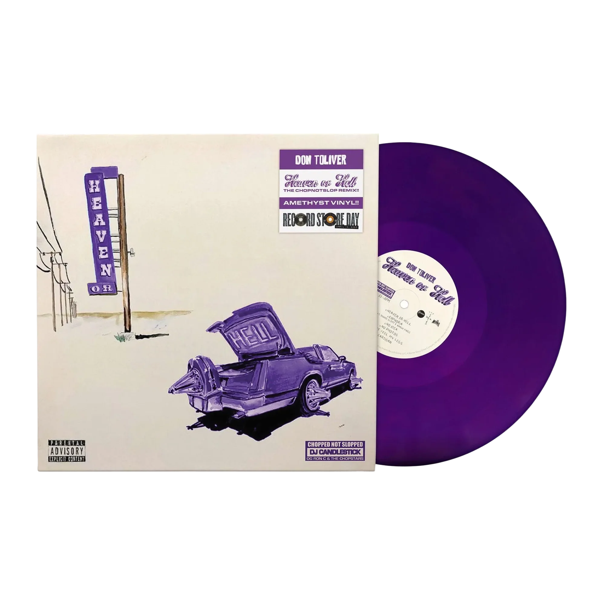 HEAVEN OR HELL (CHOPNOTSLOP REMIX) AMETHYST VINYL