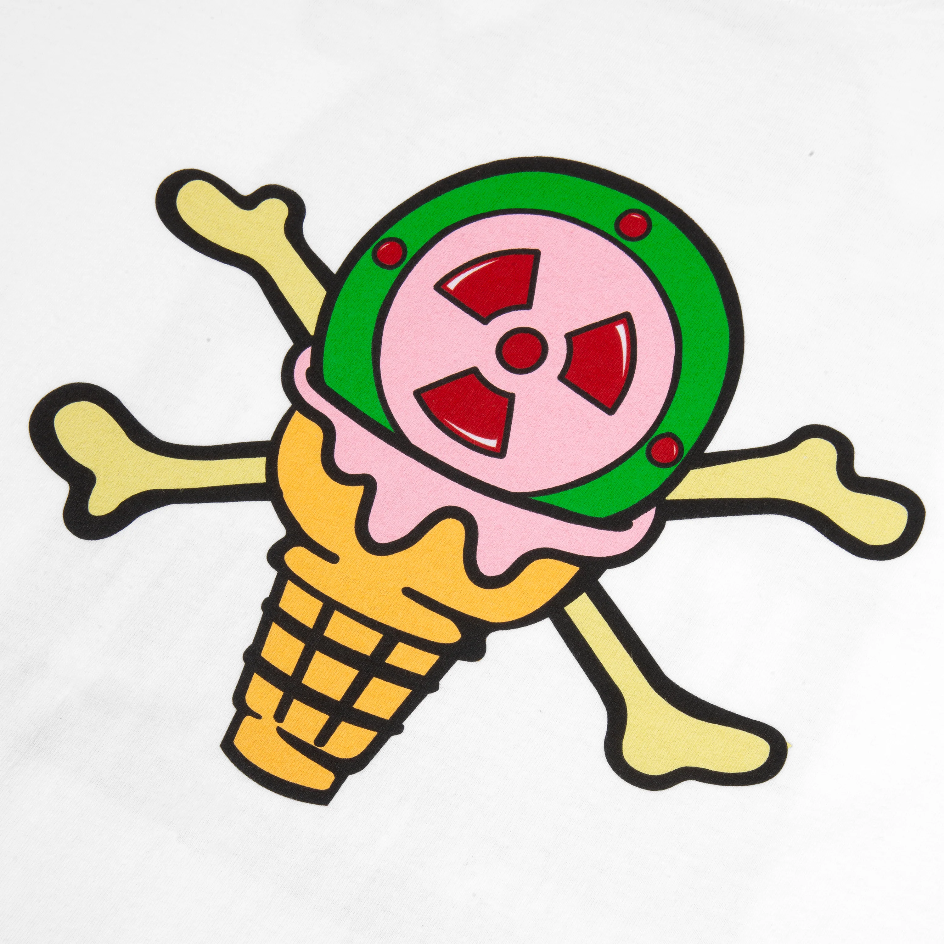 ICECREAM CONES & BONES OCTANE TEE (WHITE) - Image 3