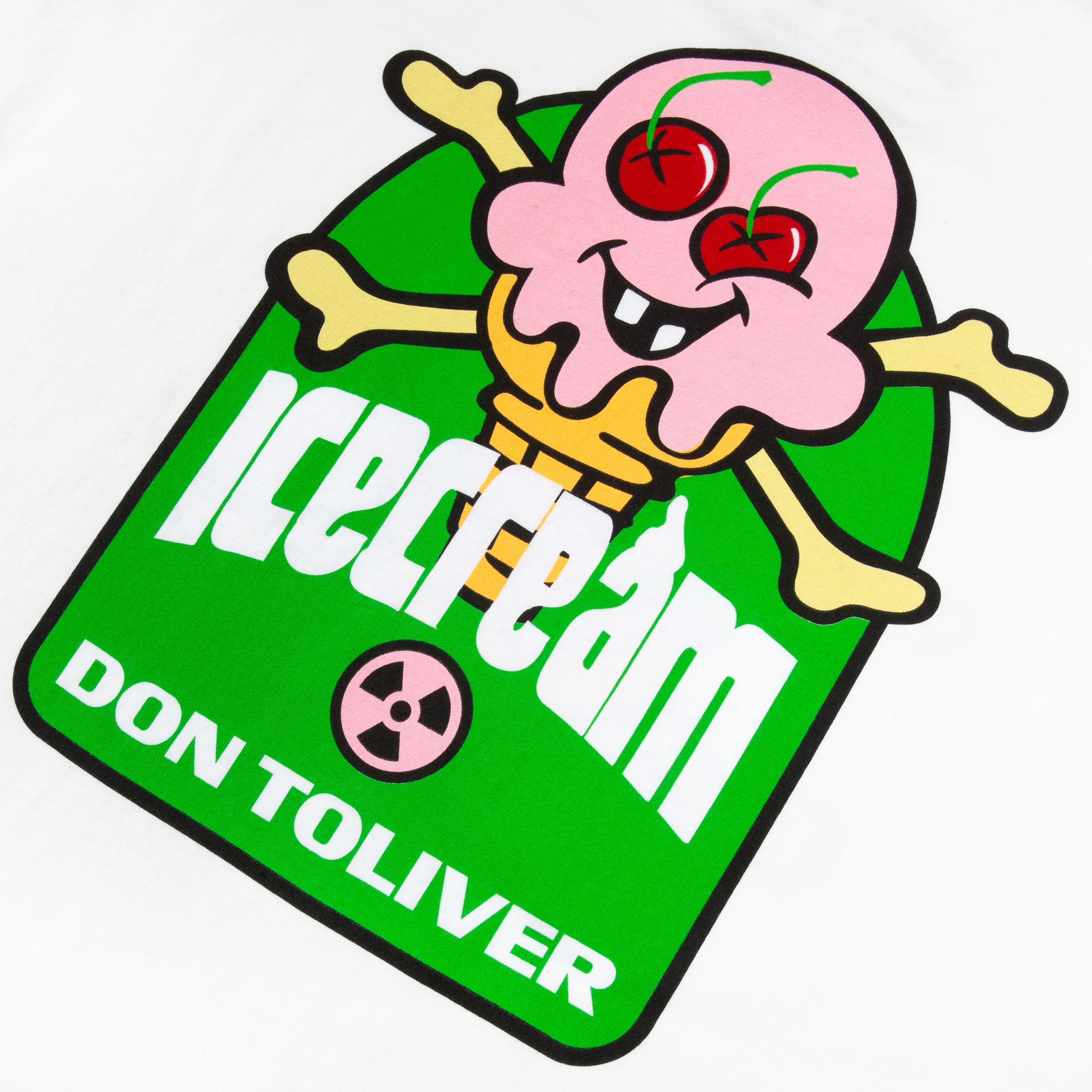ICECREAM CONES & BONES OCTANE TEE (WHITE) - Image 4